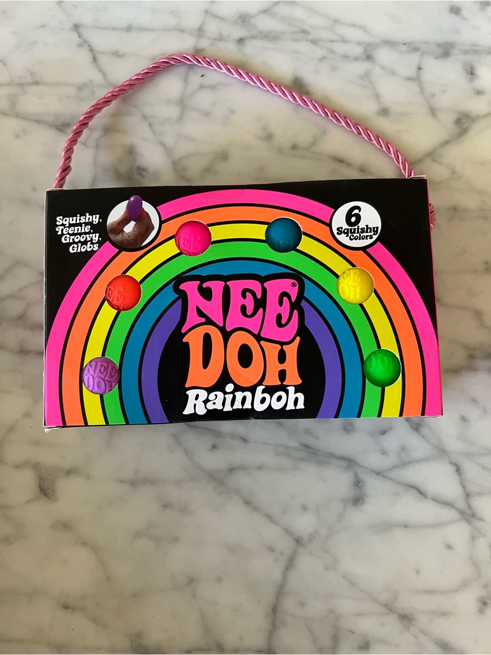 RARE Nee doh Rainbow 6 colors